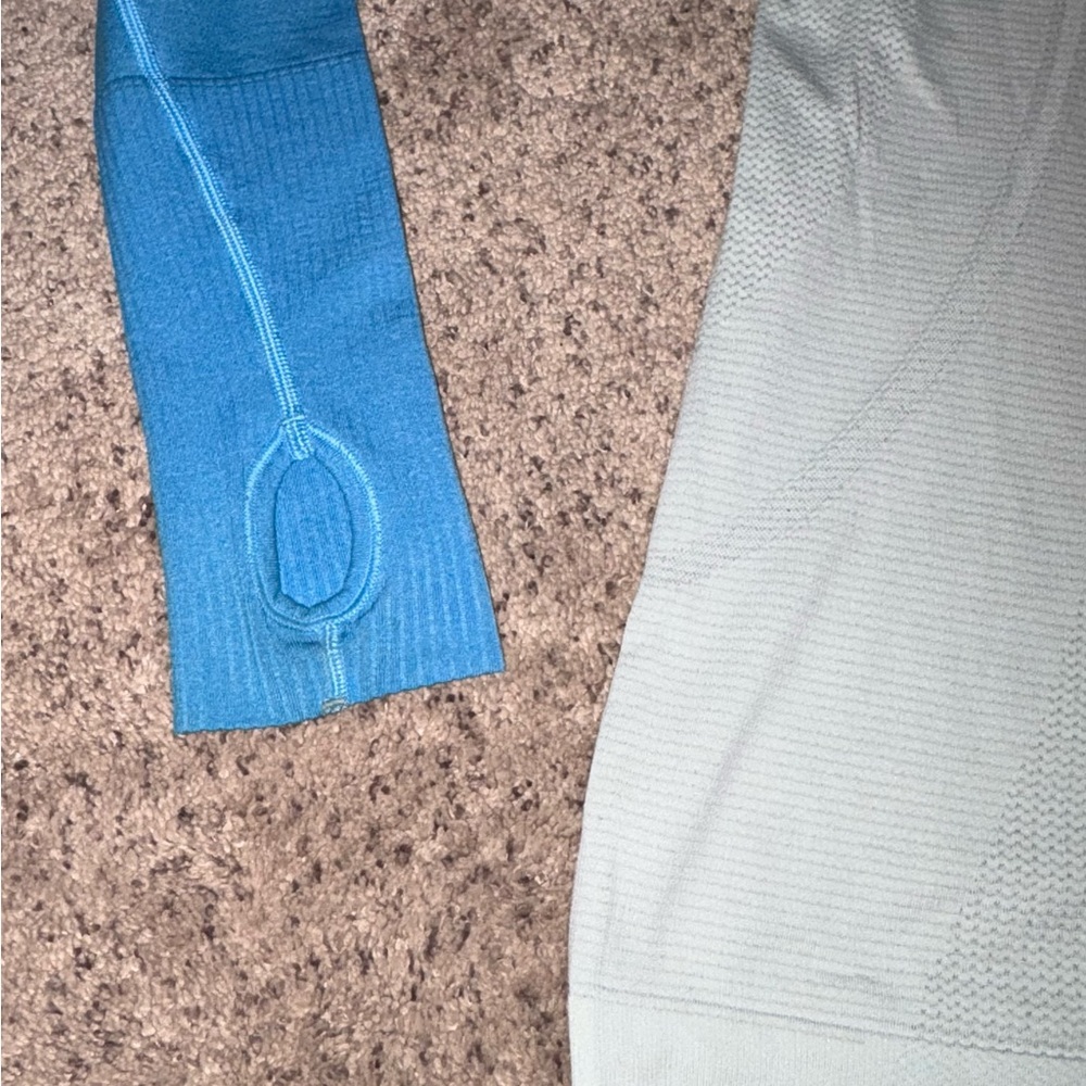 Women’s Lululemon Swiftly Tech Long Sleeve Aquamarine Beach Blue Sz
4 - Picture 8 of 10